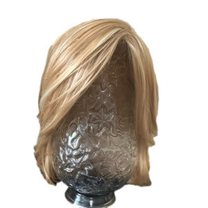 Natural Wig Shoulder Length Straight Highlights